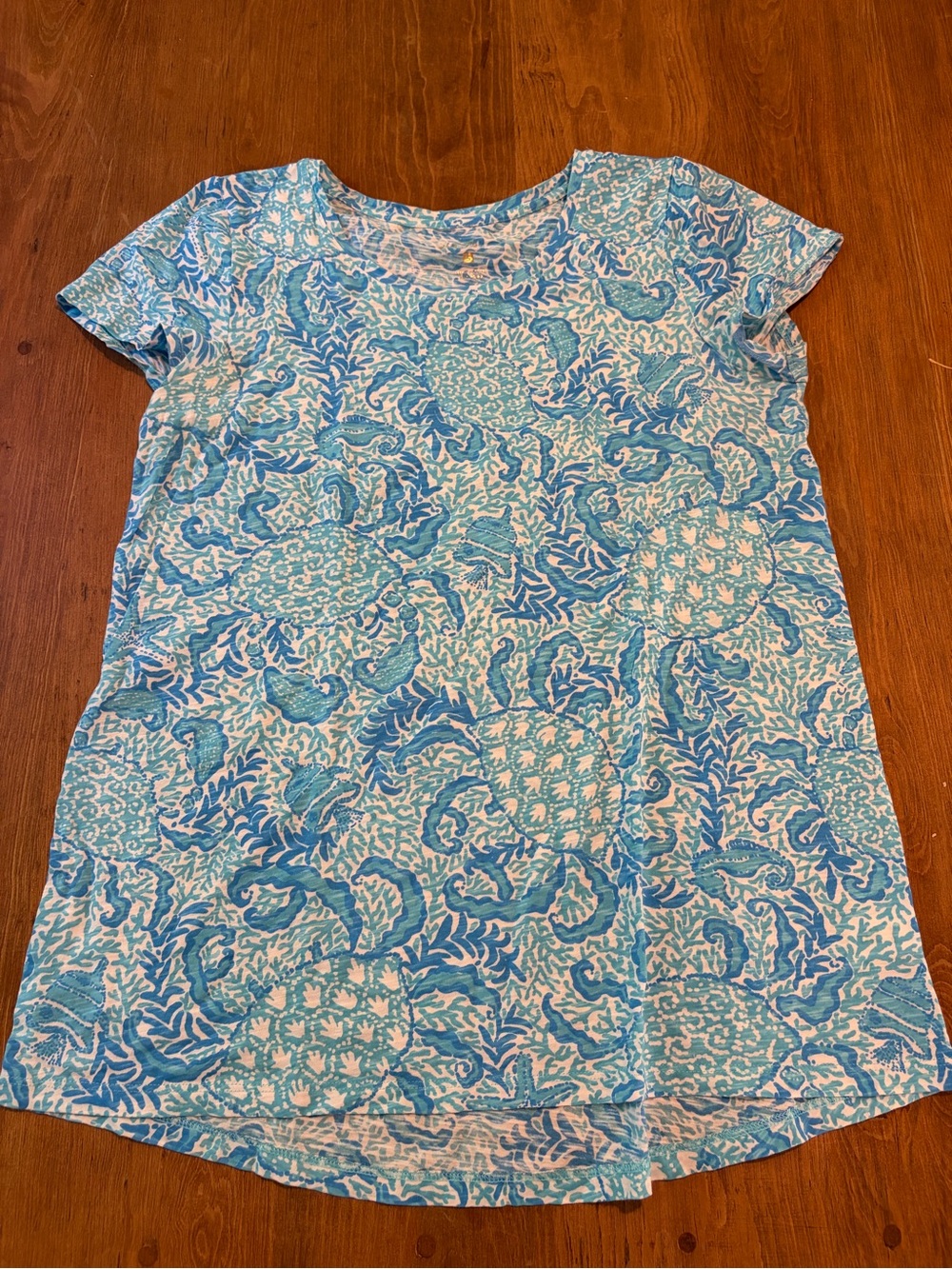 Lilly Pulitzer Goombay Grooves Blue Crab Tshirt